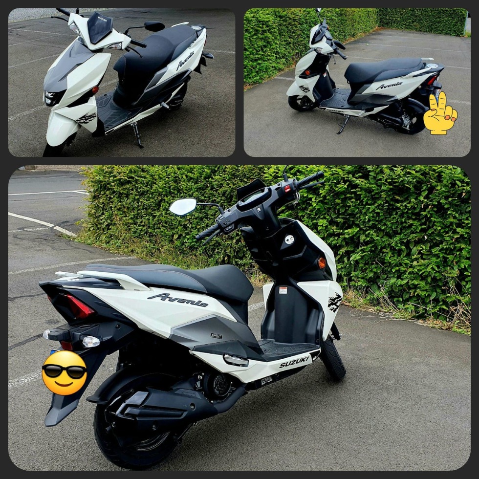 Bild von unserem Roller in der Fahrschule